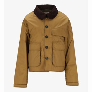 forte_forte NYLON SHORT JK CAMEL