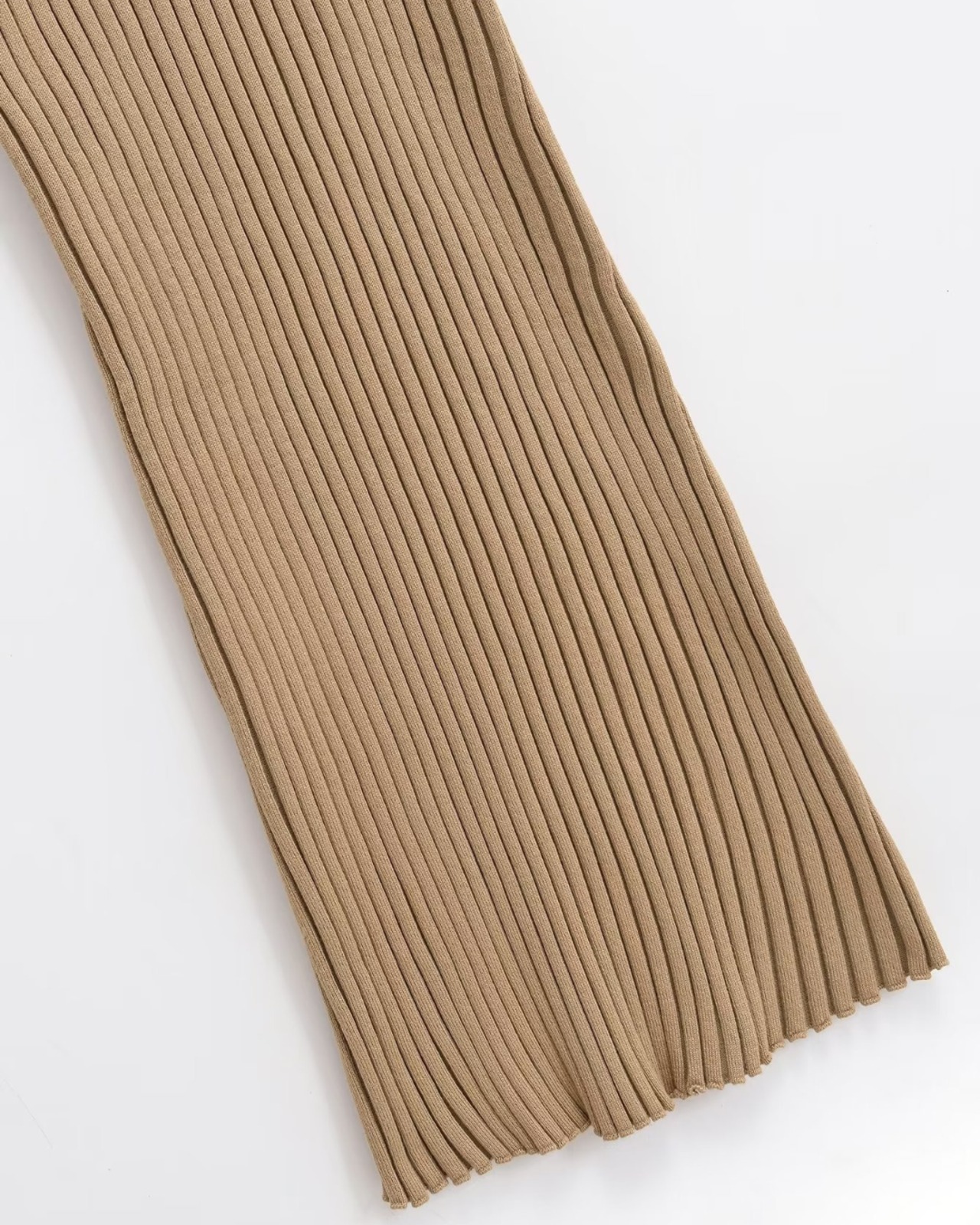 Vデザインリブニットロングワンピース 5color A0702 - 10