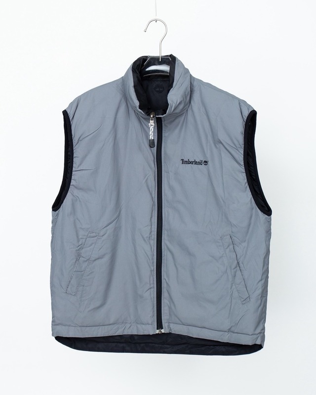 "Timberland" reversible padded shell zip vest