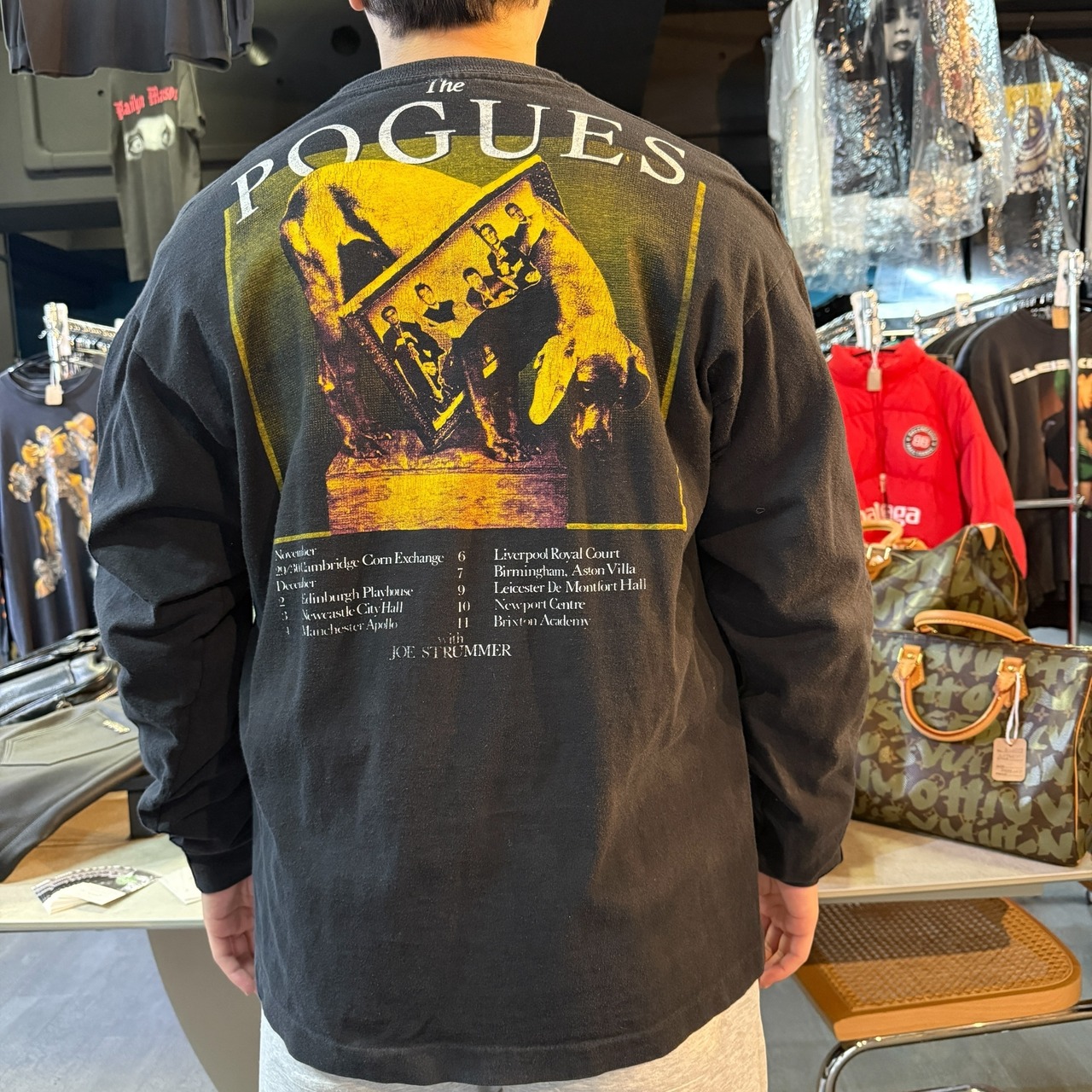 【THE POGUES】ザ・ポーグス "WORLD TOUR '91" Vintage ロンT