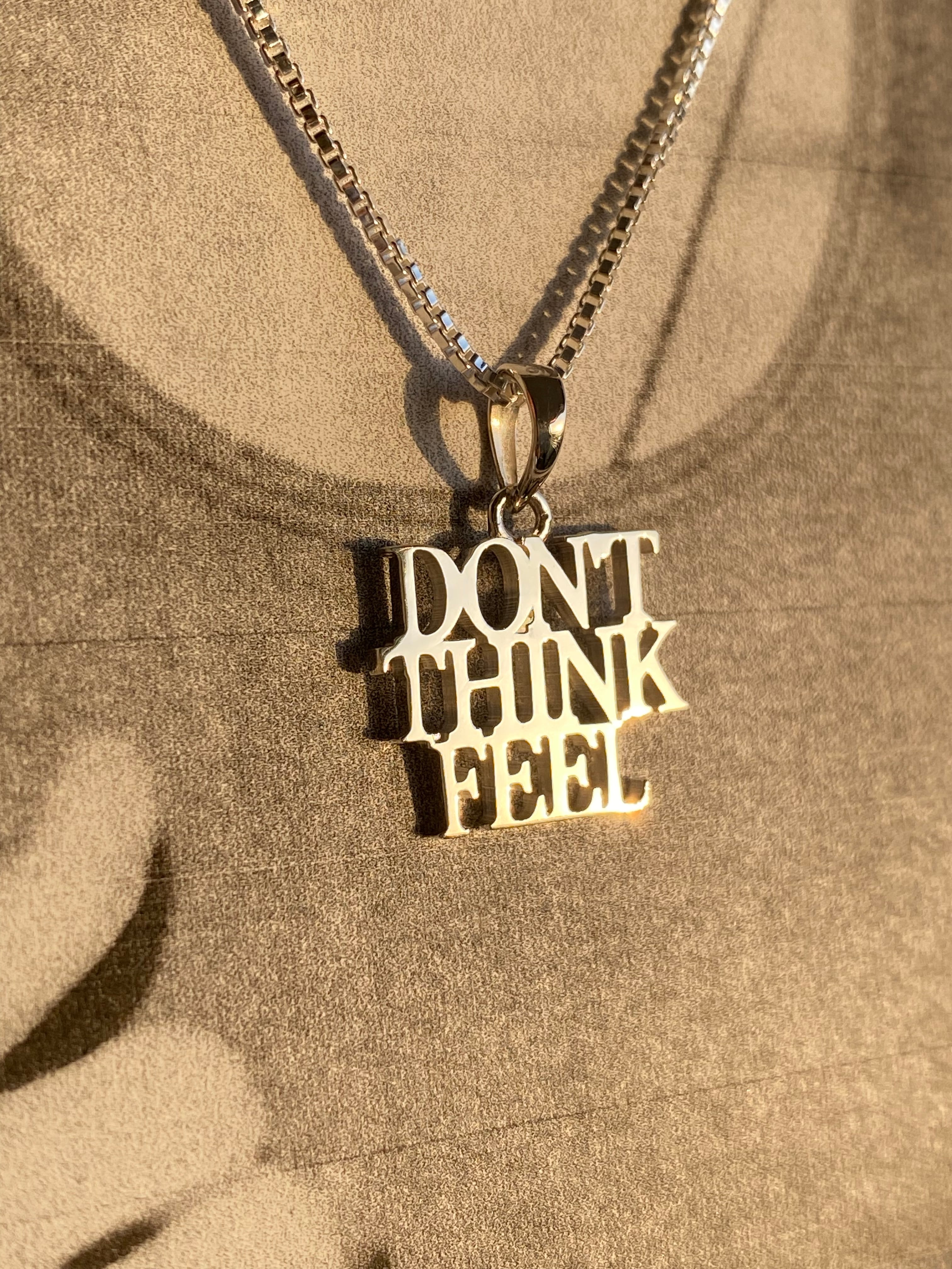 DON'T THINK FEEL Necklace / Silver925 シルバーネックレス/ IN-PUT