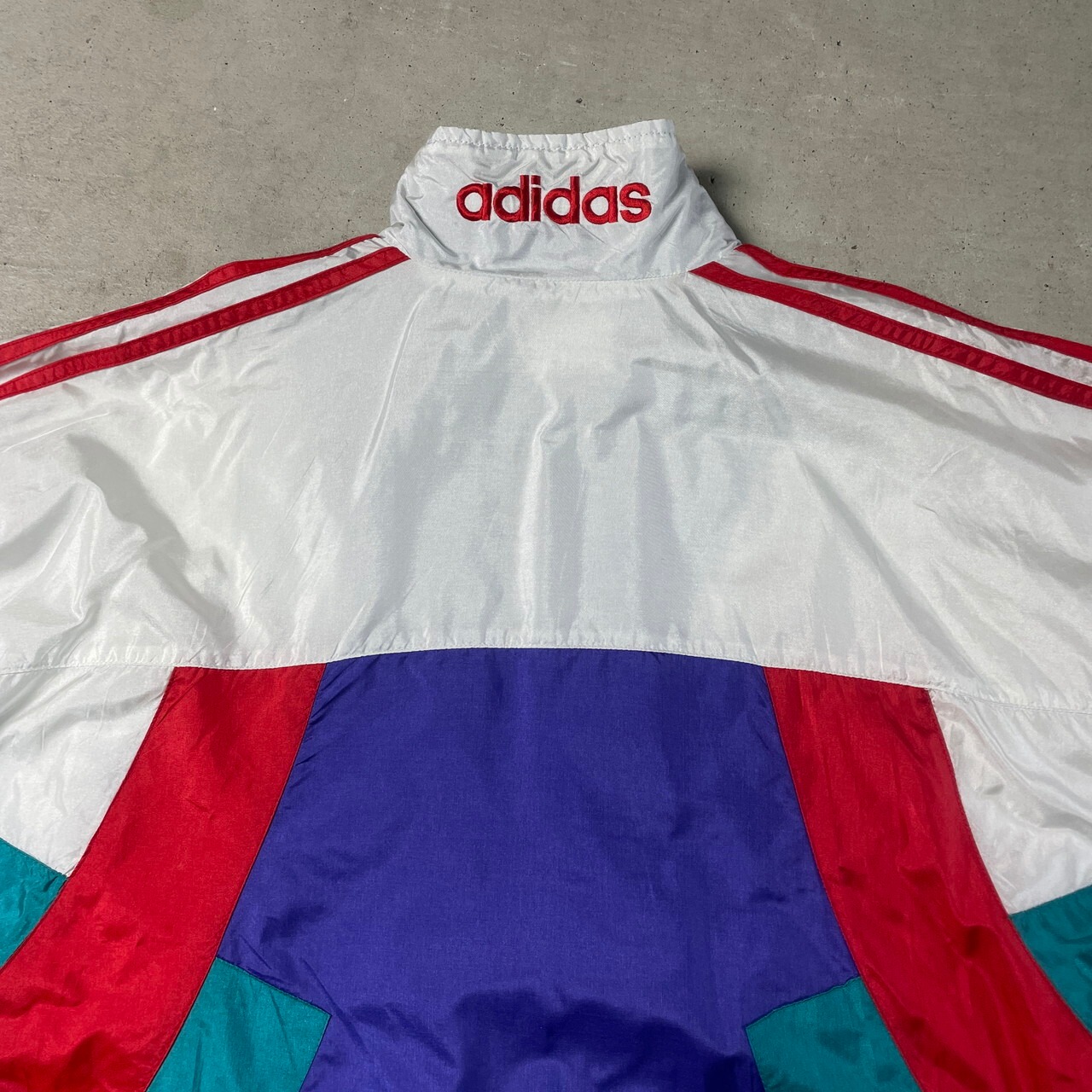 80年代 adidas アディダス ナイロンジャケット トラックジャケット 