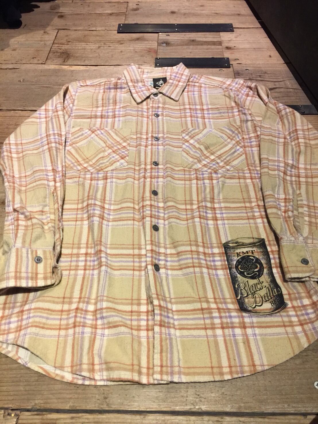 BLACK DALLAS "BD CAN" FLANNEL SHIRT