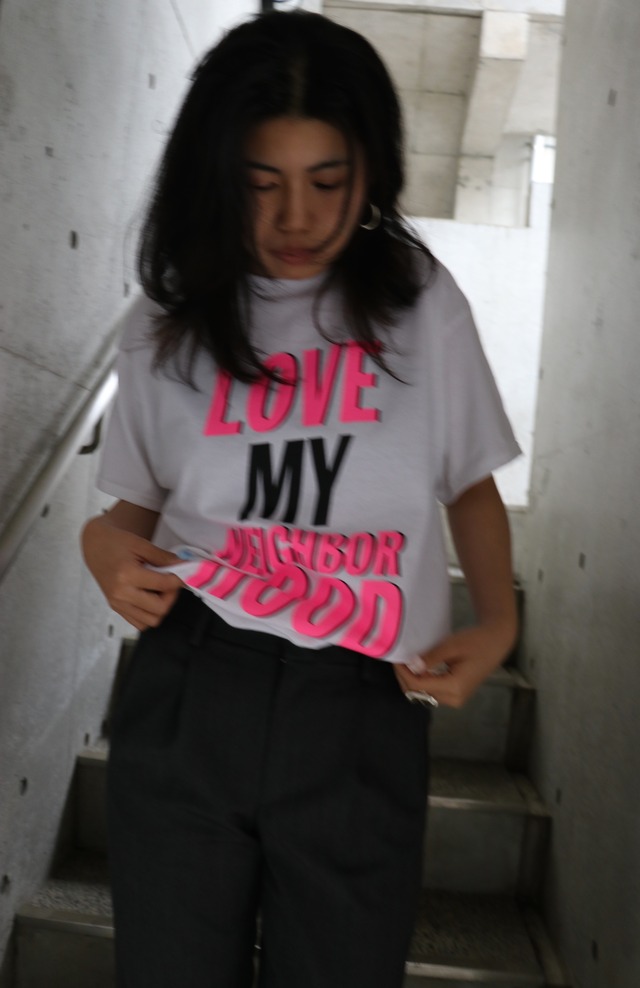 LOVE MY NEIGHBORHOOD Neon tee