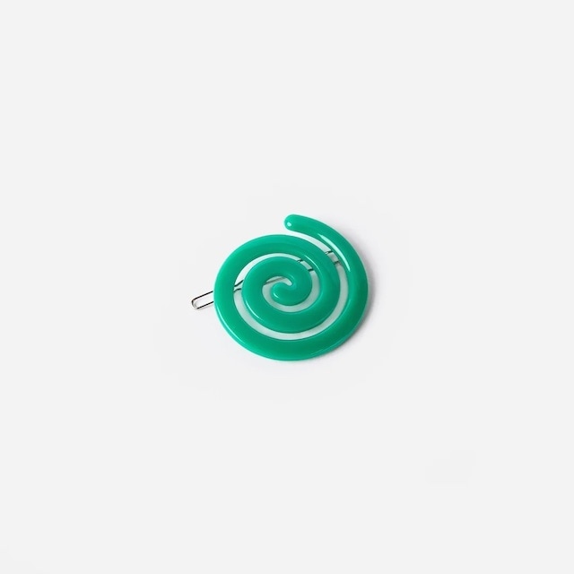 Chunks "Spiral Clip in Green" チャンクス ヘアピン
