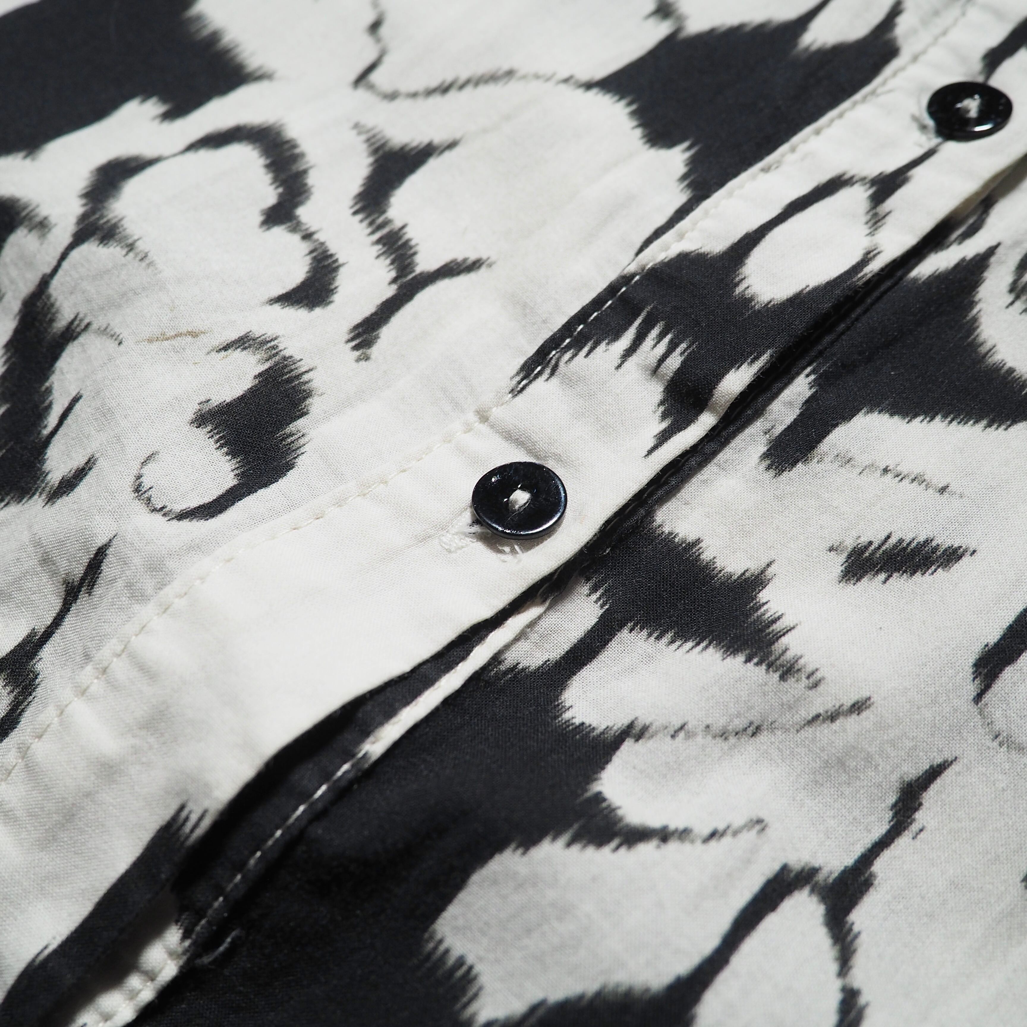 1990s Beautiful Gothic Flower pattern Design vintage onepiece Dress (made in Italy)