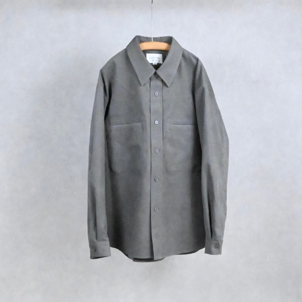 25AW》【STILL BY HAND】SUEDE SHIRT BLOUSON スティルバイハンド