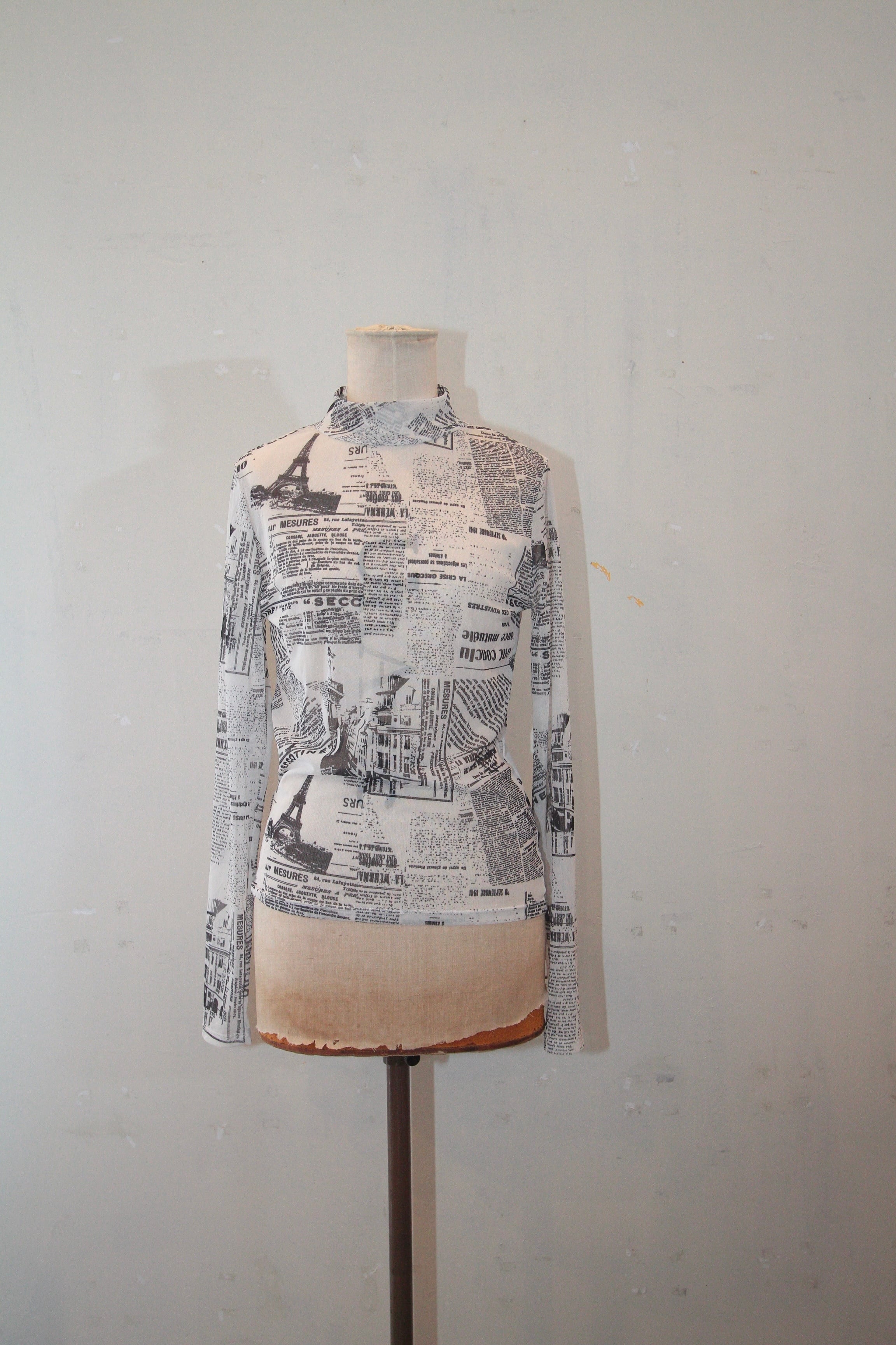 00s eu sheer over print sleeve