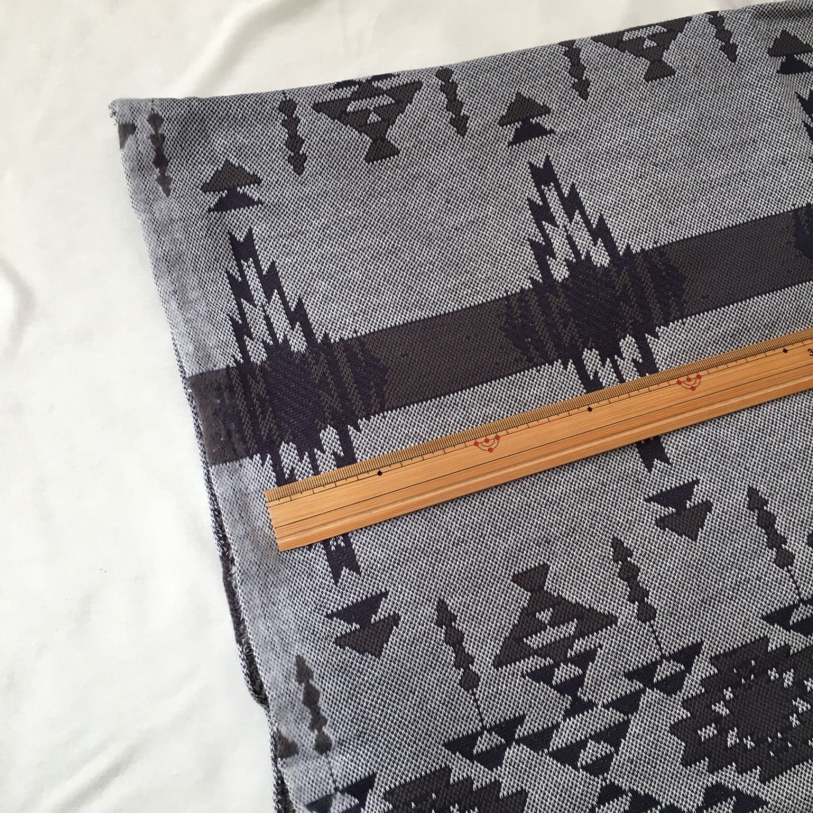 綿100%ジャガード起毛ニット生地-250㎝-curl tricot 2FX/6114○ | 生地