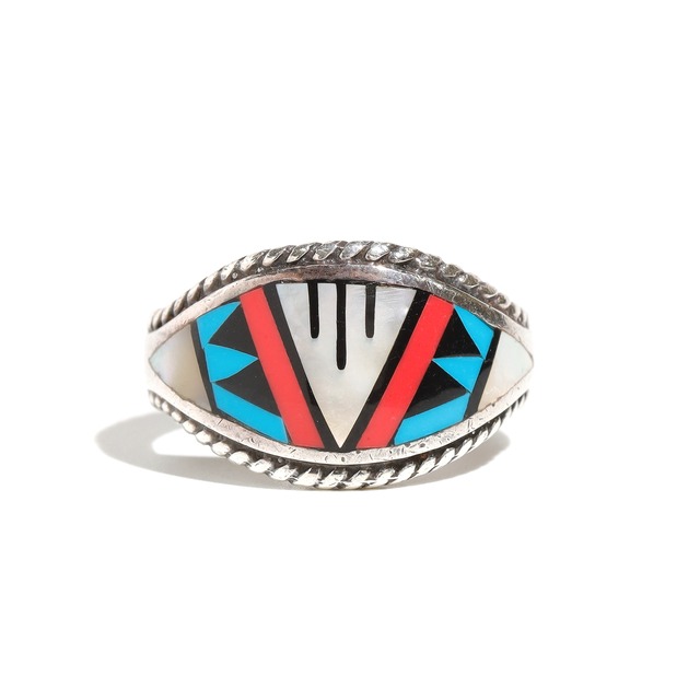 Shell Inlay Ring  #13 (used)