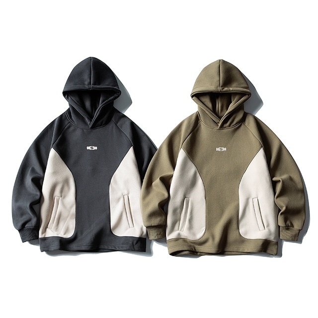 Color Blocking Oversized Parka [2313]