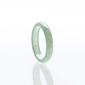 【13,5号】今季大人気！細め翡翠くり抜き甲丸リング A貨翡翠 jd_rg1879