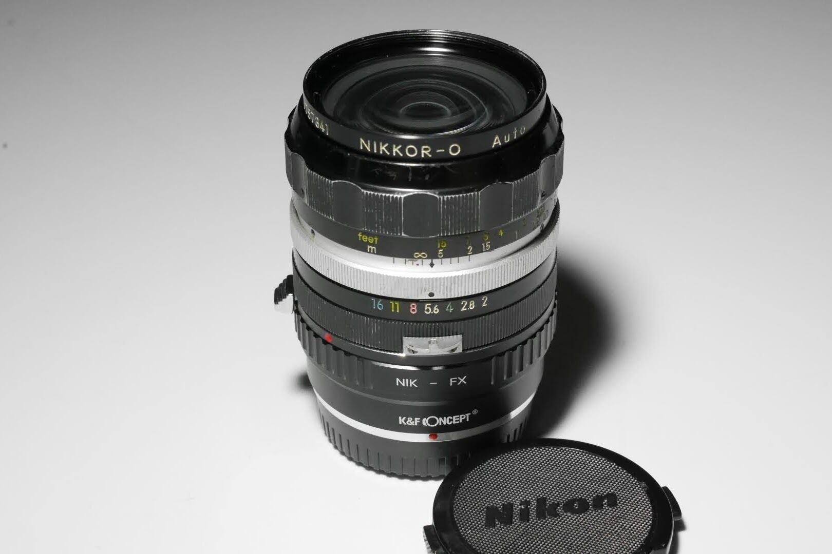 NIKON NIKKOR-O AUTO 35mm F2(富士フイルムXマウント用アダプター付