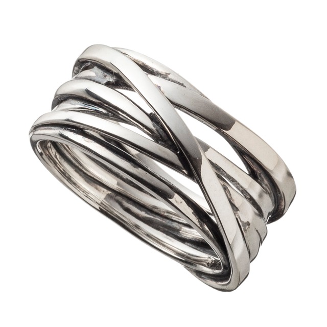 【指輪売り上げランキング3位】レイヤードリング ACR0277　Layered ring /シルバーアクセサリーブランドsilver jewelry
