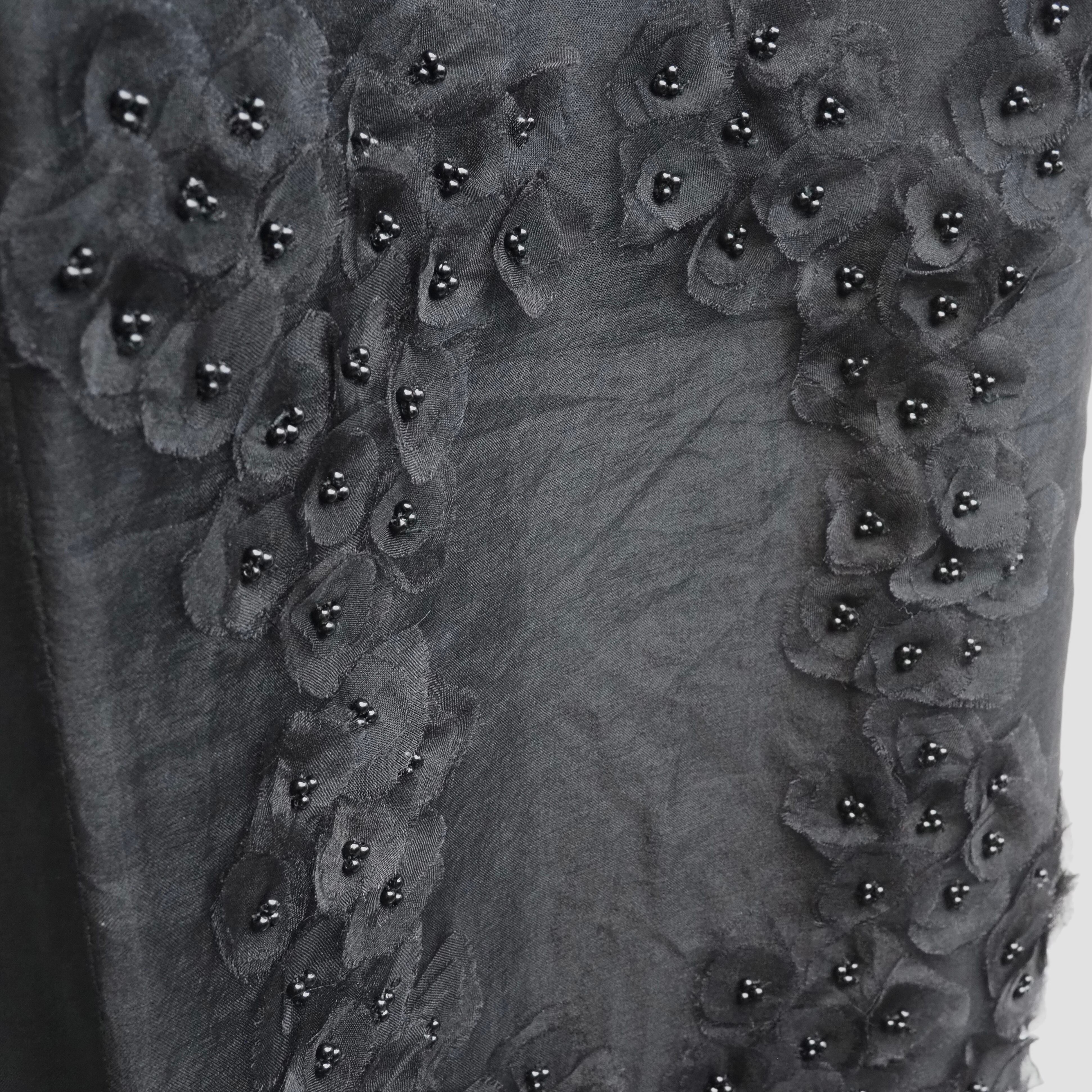 BUNON/Flower Layered Silk pants/シルクパンツ