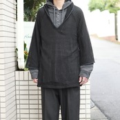 design mesh hoodie