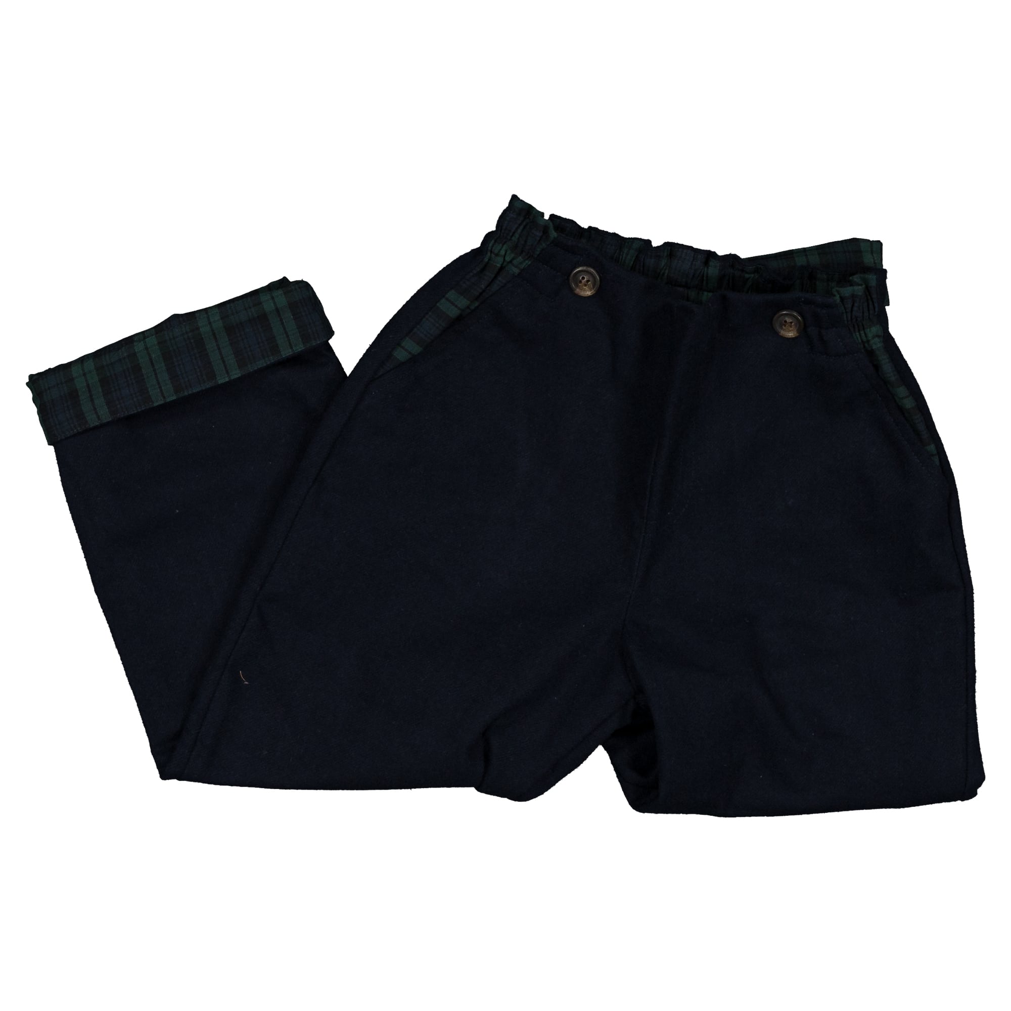 【予約/送料無料】5y-8y / Pants LEBON - blue reversible / Maison Marelle