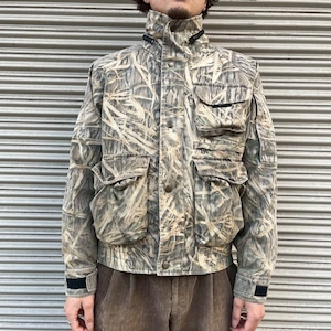 00s Field&Stream ハンティングジャケット ツリーカモ 迷彩 S アウトドア フィッシングジャケット リアルツリー マウンテンパーカー 90s