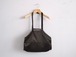 TENNE HANDCRAFTED MODERN “ brisbanemoss velvet bag (small)“  moss green