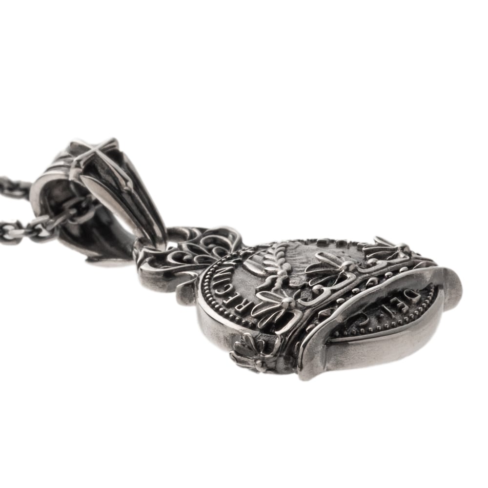 幸せのクラウンコインペンダント AKP0143 happy crown coin pendant