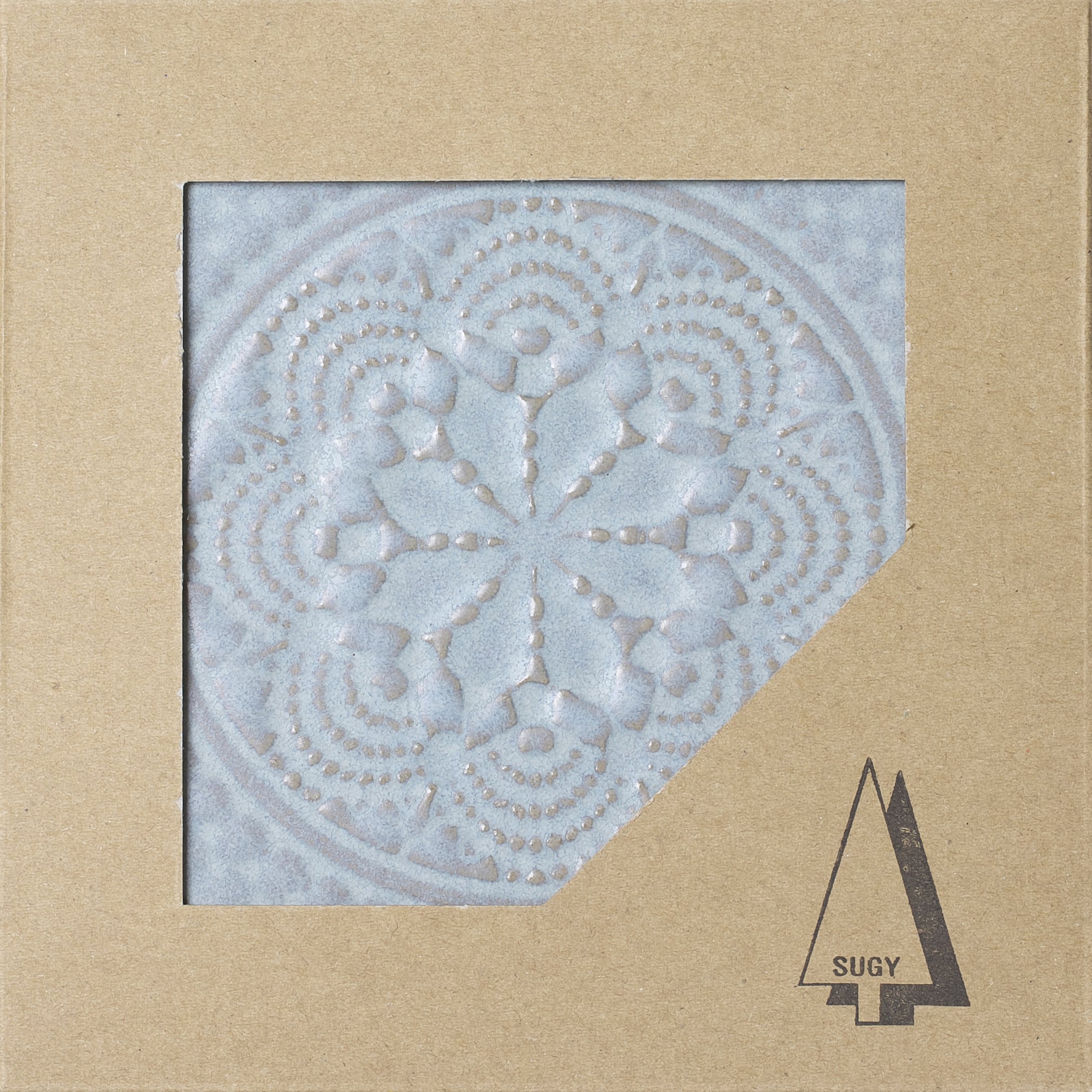 LACE TILE TRAY グレー | 【公式】SUGY JAPAN | タイルを使った陶磁器