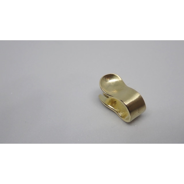 Brass Rectangle Earcuff