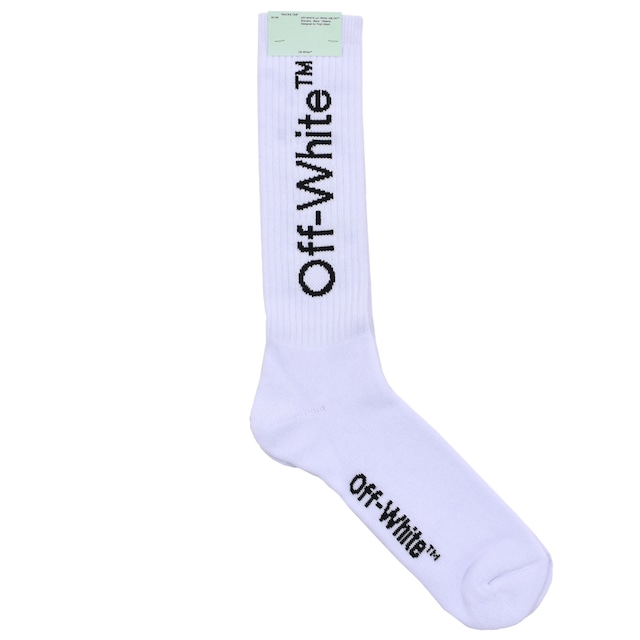 Off-White  DIAG MID LENGHT SOCKS  WHITEBLACK