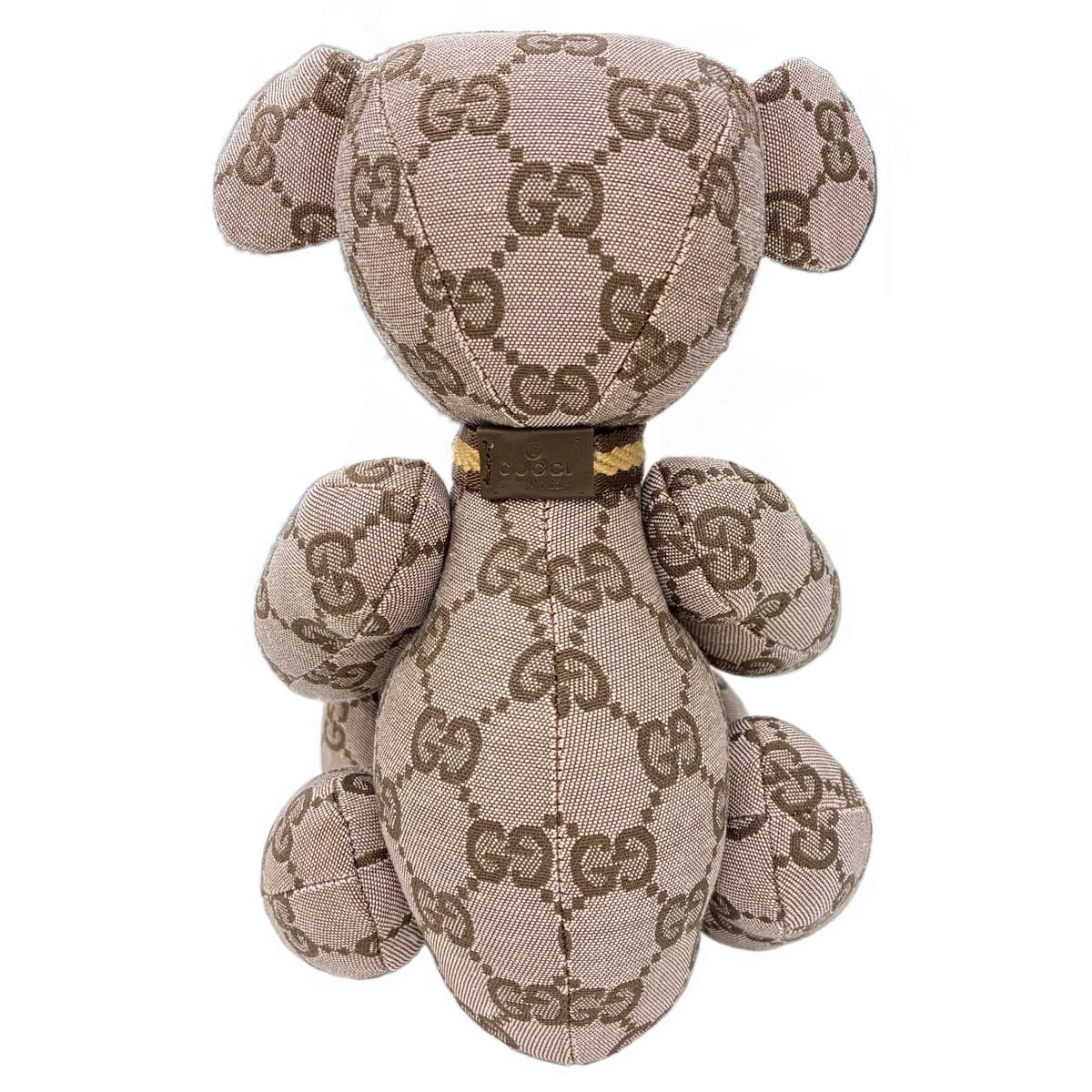 中古】 グッチ テディベア ピンク GGキャンバス ぬいぐるみ くま 男女