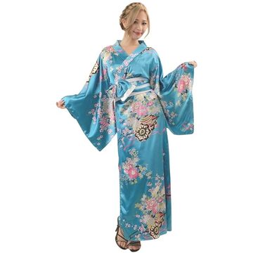 アンティーク着物 ブルー エンジ 縞 ストライプ 大正浪漫大 正ロマン 