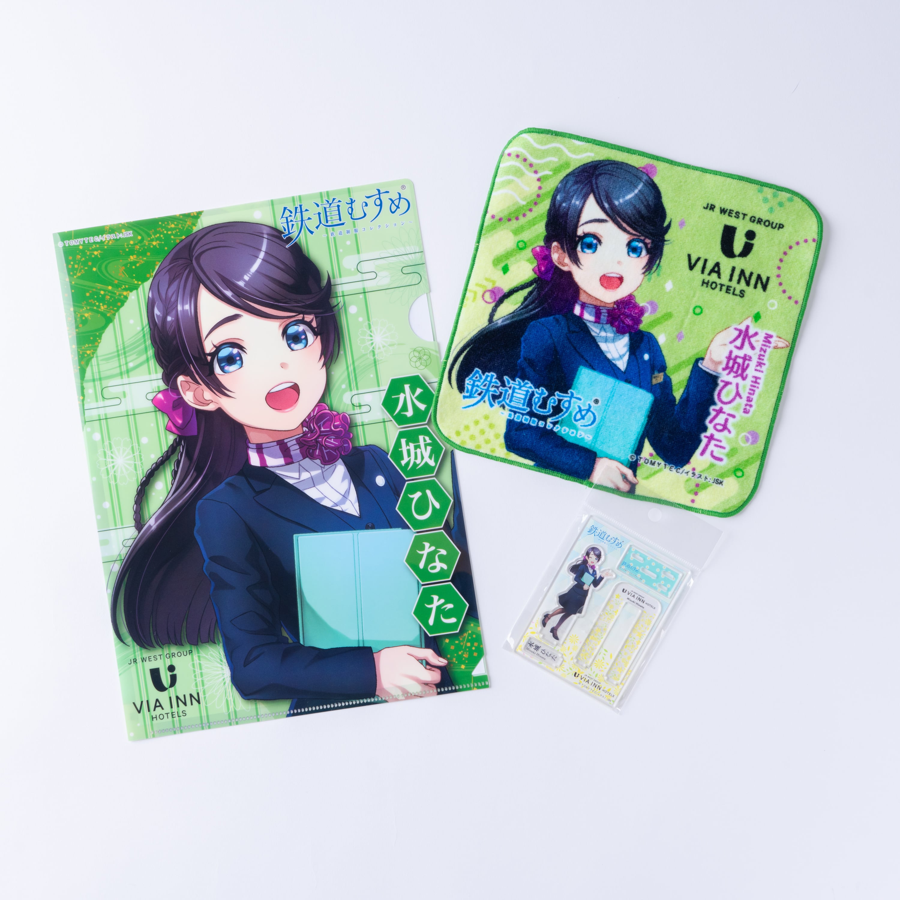 激レア 鉄道むすめ「朝陽さくら」ゆらゆらアクリルキーホルダーSD