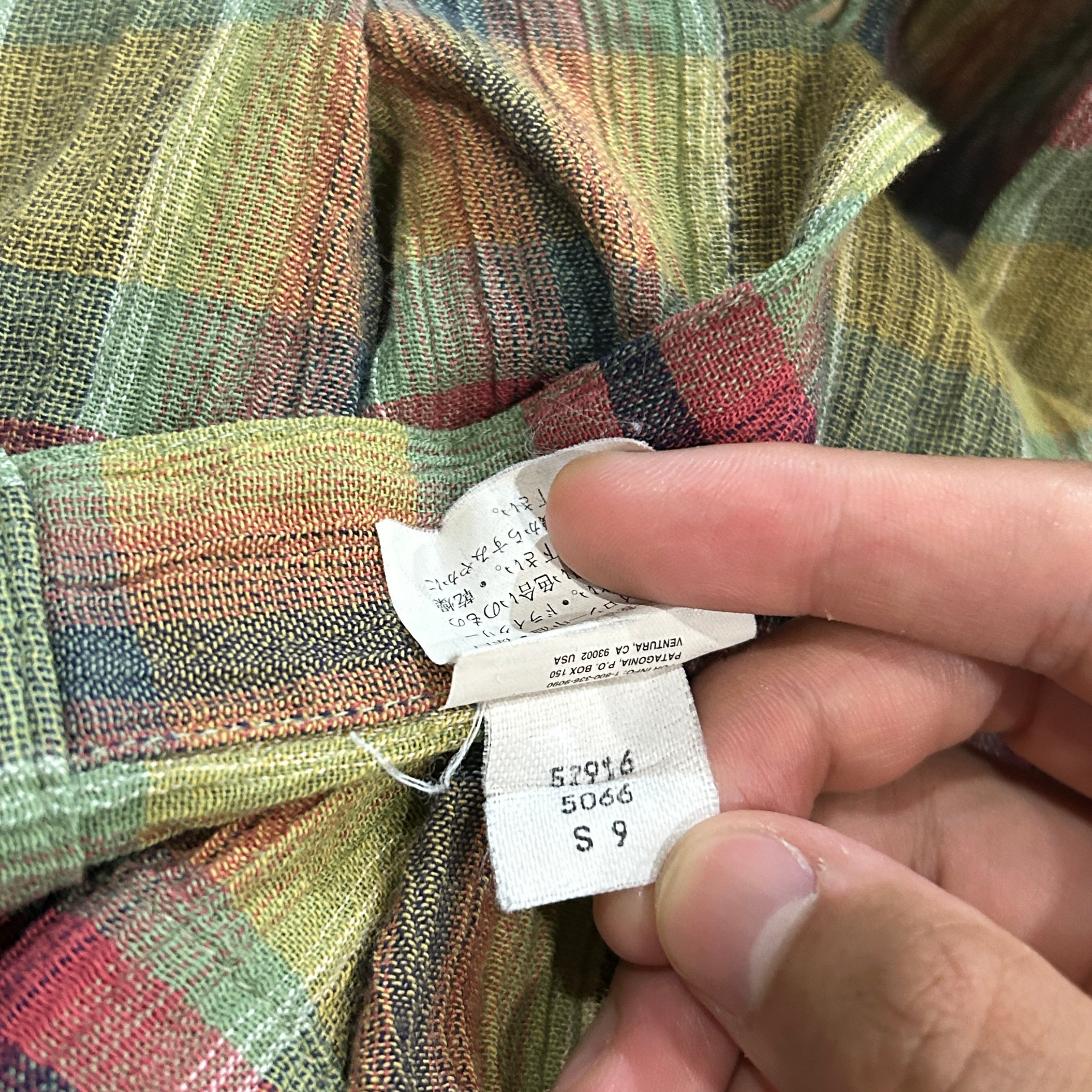 美品 XL Patagonia AC Yarn-Dye Shirt 99年 ポルトガル製 パタゴニア 