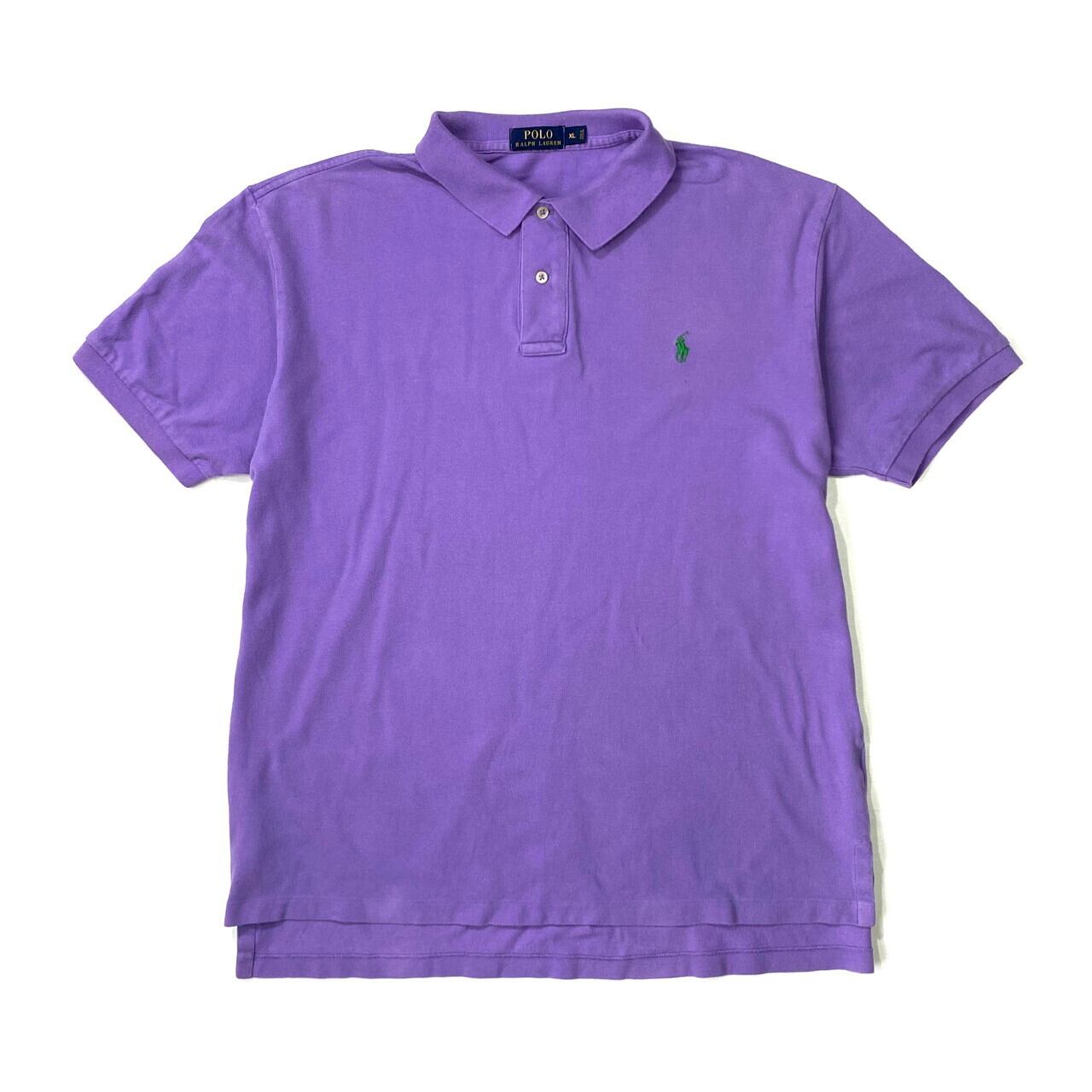 Ralph Lauren ラルフローレン ポロシャツ メンズXL パープル 紫色 古着