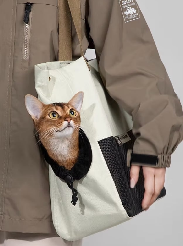 キャット 猫 ドッグ 犬 キャリー バスケット ポータブルペットバック