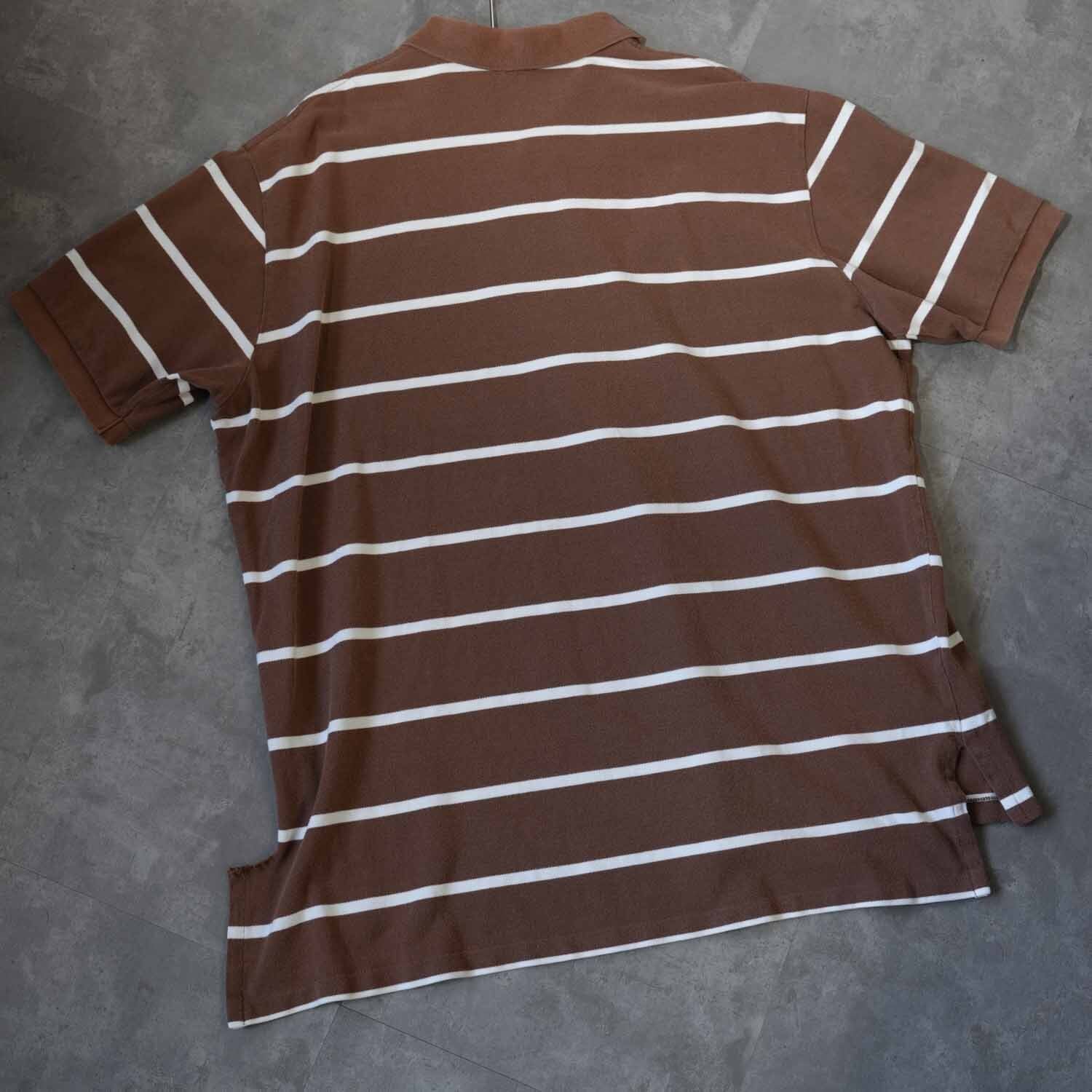 90s POLO by RALPH LAUREN ラルフローレン ボーダー 半袖 ポロシャツ