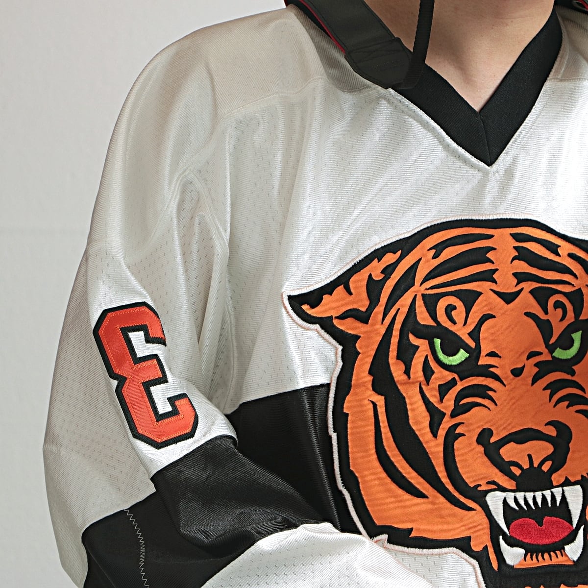 90s~ GEMINI ATHLETIC タイガーワッペン ゲームシャツ 古着 used