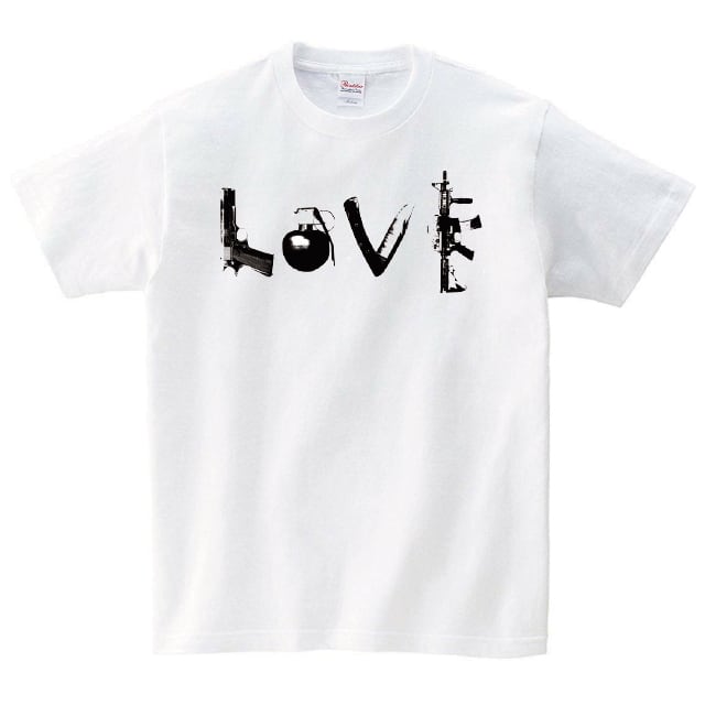 LOVE Tシャツ メンズ レディース 半袖 ブランドトップス 白 30代 40代