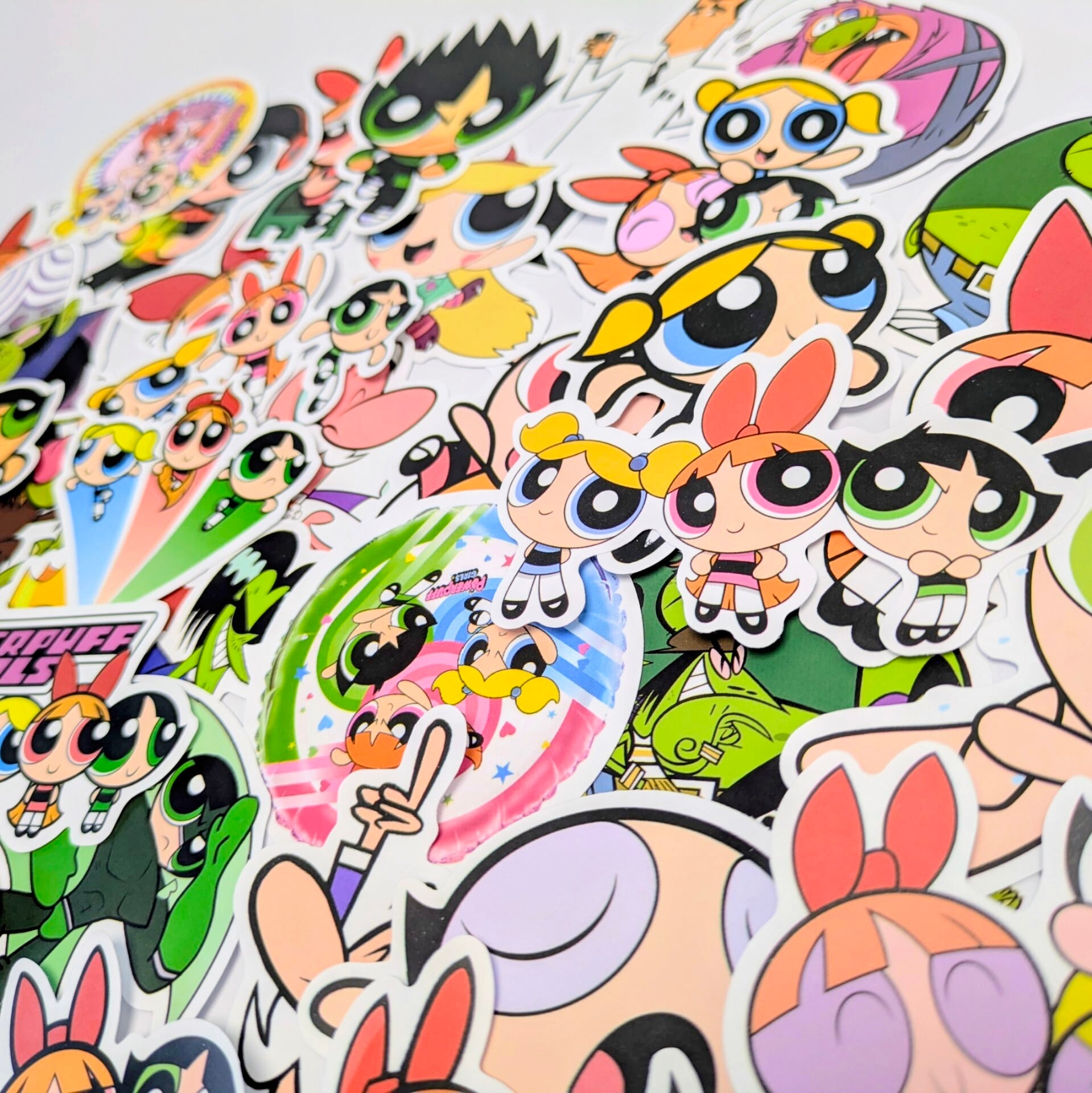 送料無料！【 The Powerpuff Girls  /  パワーパフガールズ 】STICKER（ステッカー）50枚SET　〚アメリカン雑貨 アメトイ〛