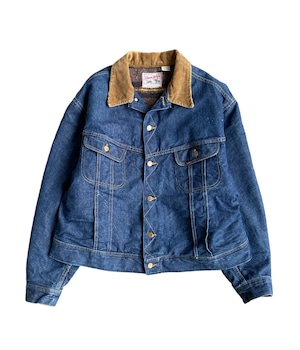 Vintage 70s Blanket liner denim jacket -Lee'STORM RIDER'-