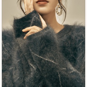 ラグジュアリーニットプルオーバー W01371