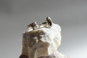Shell curve ring