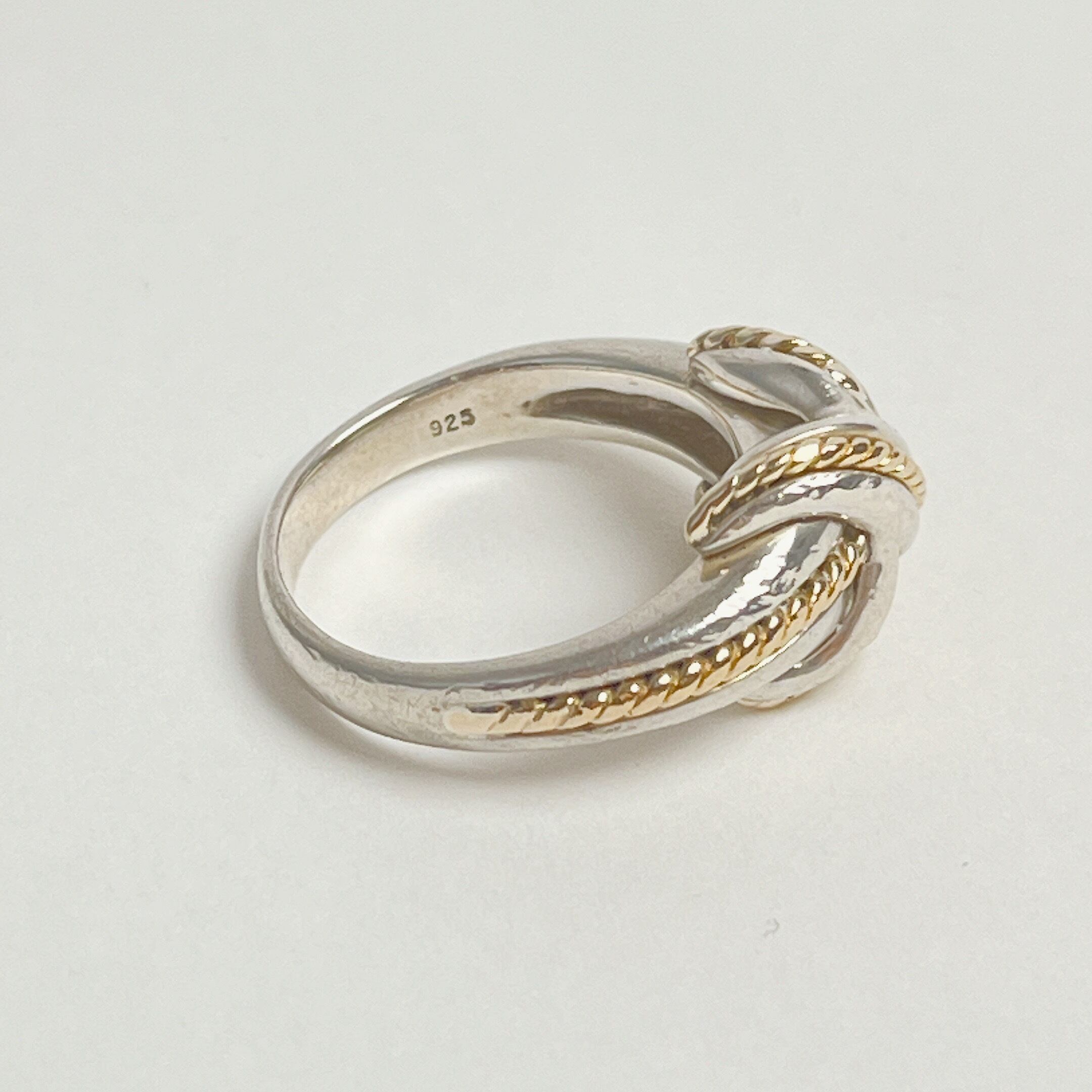 ティファニーシグネチャーコンビリング925 750 12号