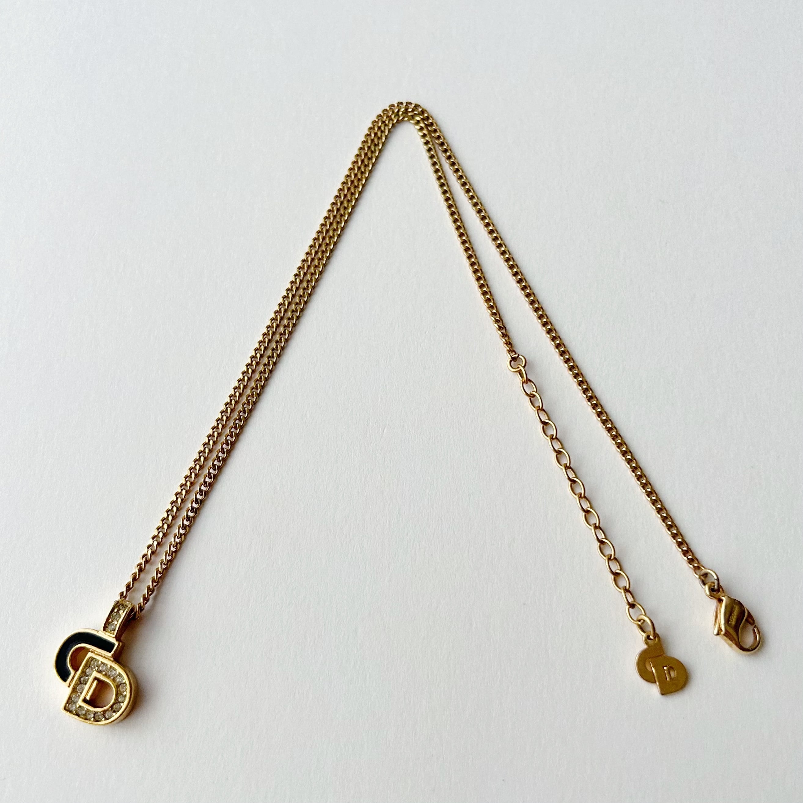 K*n様 Diorネックレス 楽天市場】Christian Dior クリスチャンディオールホワイトクリスタル