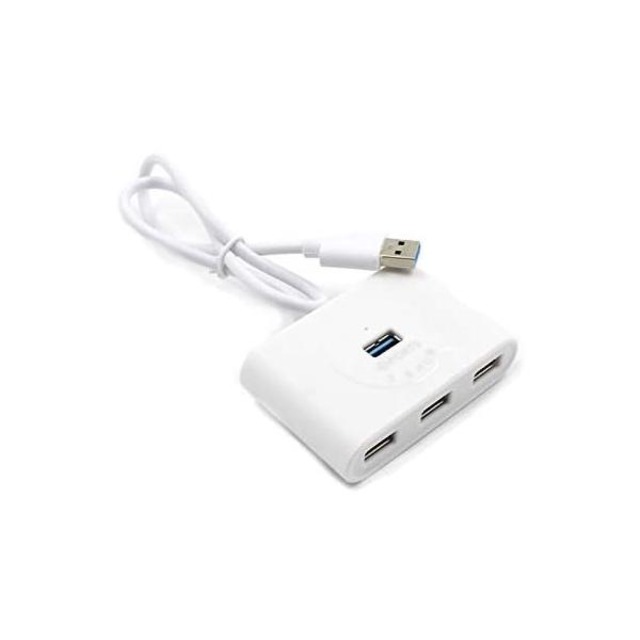 iFormosa USB 3.0 HUB 4ポート Windows Mac PC HDD 対応 白 IF-U3P4WT