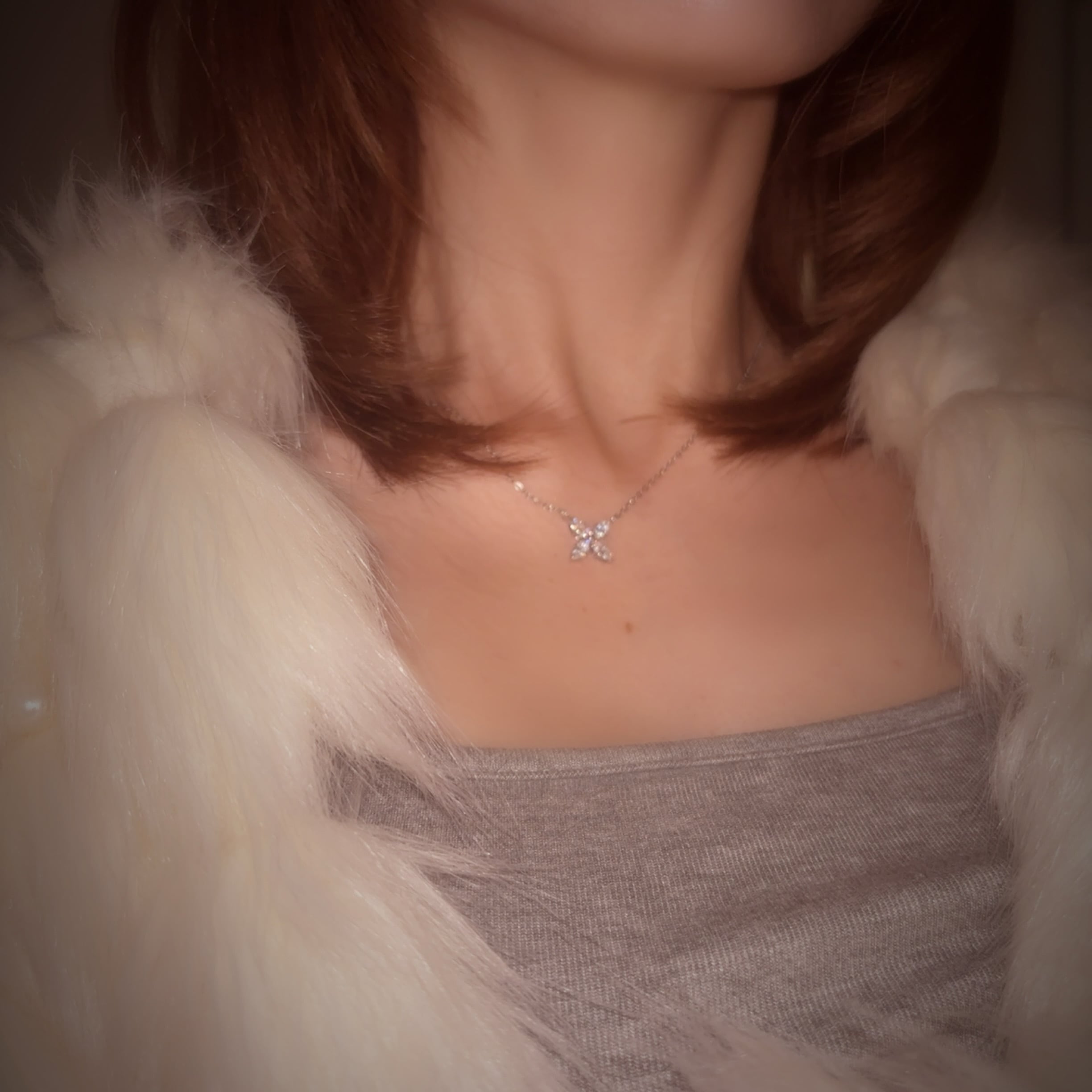 Shine flower necklace | milcy（ミルシー） 大人フェミニン