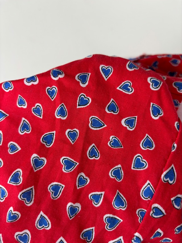 【24m相当・vintage】ハート×bear dress