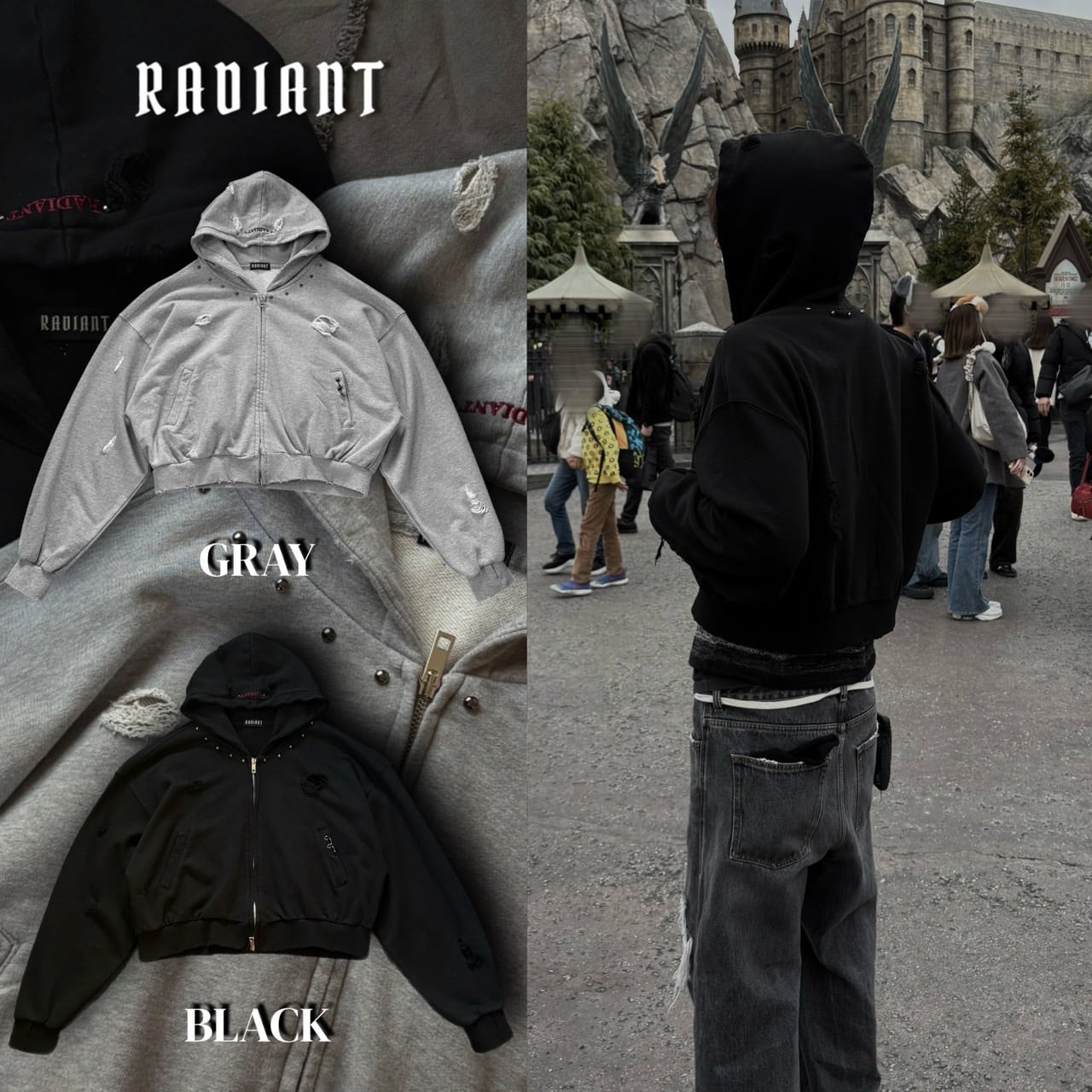 【完売品！】値下げ交渉可能RADIANT らんくん leather jacket RADIANT らんくん 値下げ交渉可能 fakeleather blouson - メルカリ