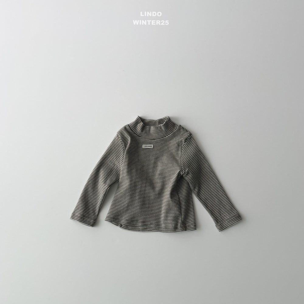 【予約商品】stripe half neck t-shirt