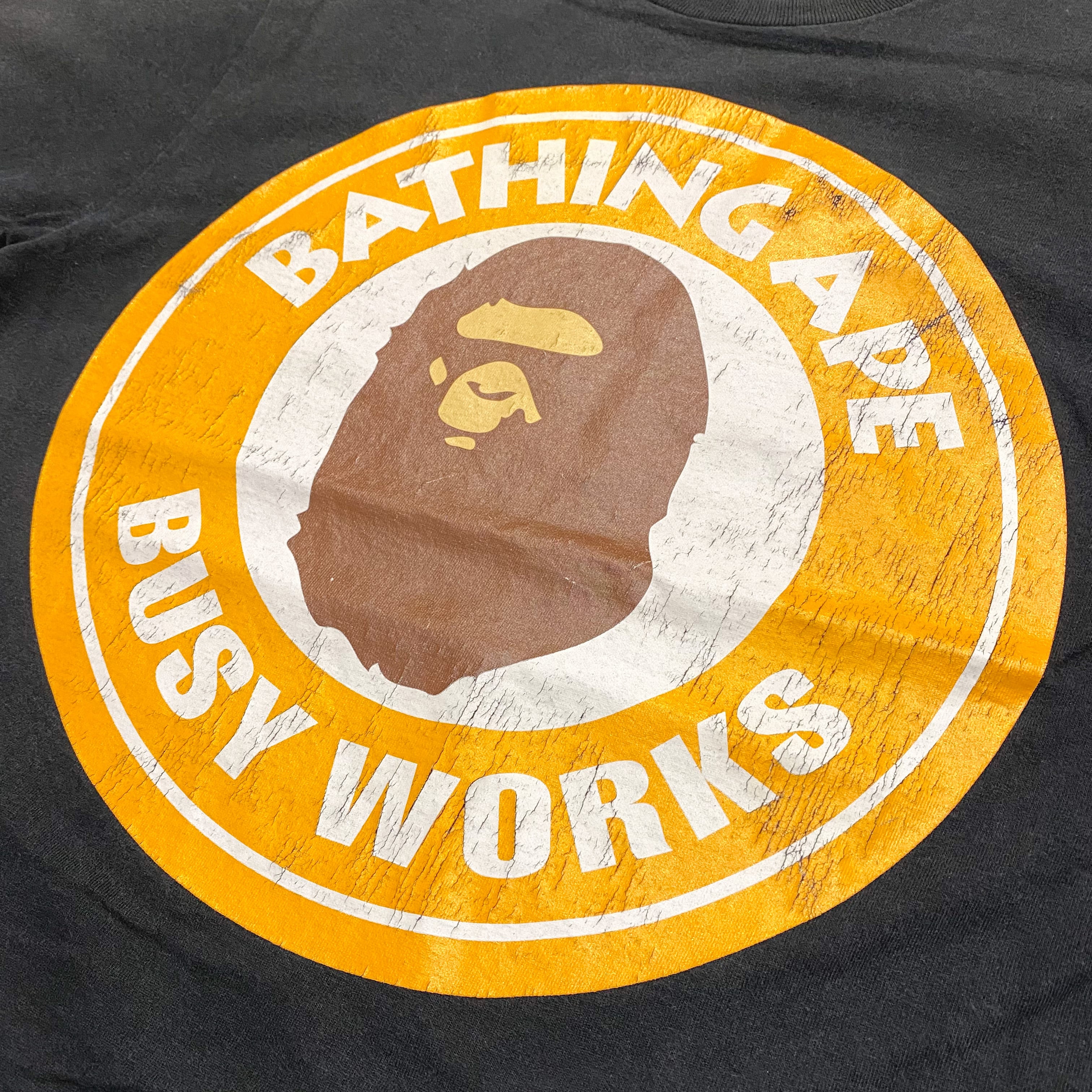 90's A BATHING APE Printed T-Shirt / アベイシングエイプ エイプ ...