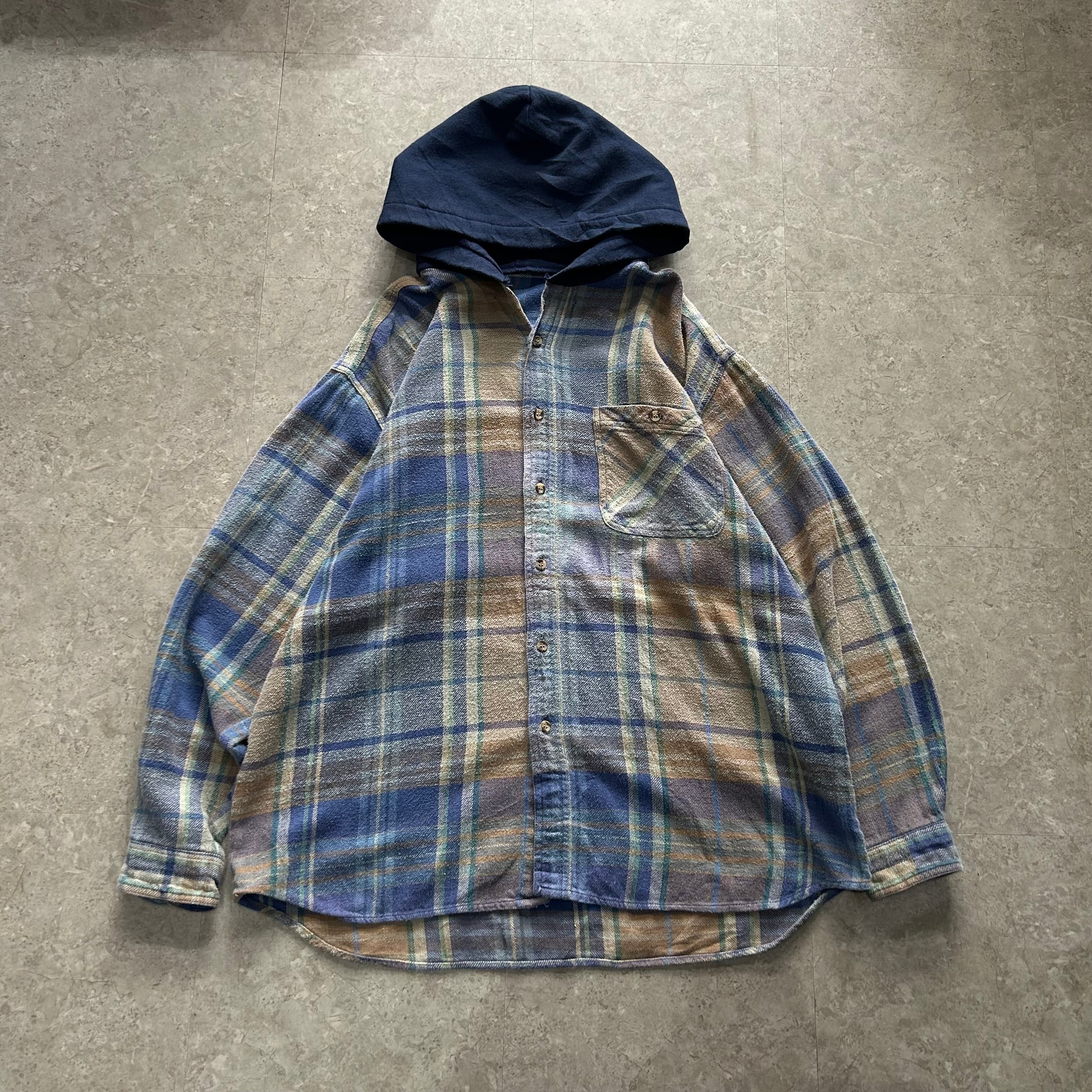 old Unkown flannel hoodie 【仙台店】