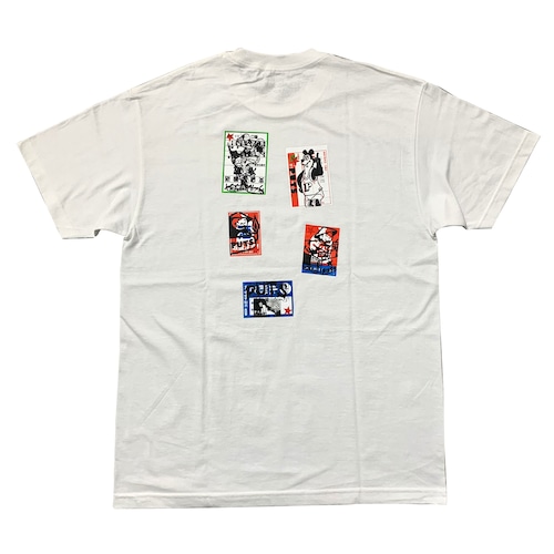 stacks / PUTS STICKERS TEE -WHITE-